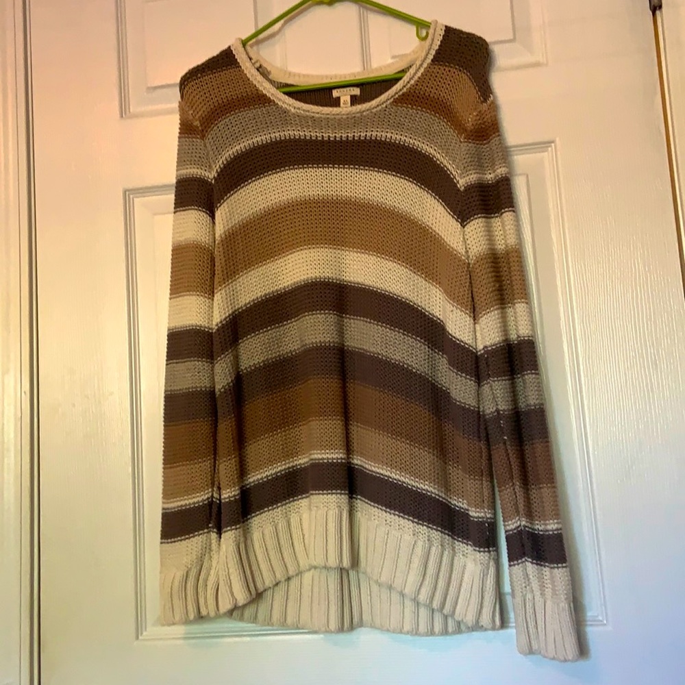 Striped Sonoma XL Lightweight Sweater